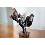 Aberto Design dekorativna figura CY0465, 29x9x33 cm, antracit Cene