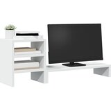  Stalak za monitor sa stolnim organizatorom bijeli drveni | shoptok.hr