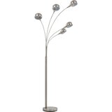  Stojeća svjetiljka 200 cm 5 x E14 srebrna | shoptok.hr