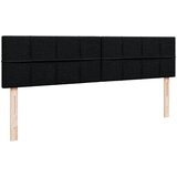  Otomanski krevet s madracem crni 200x200 cm od tkanine | Eponuda.ba
