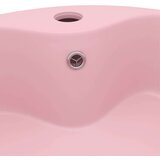 vidaXL Luksuzni umivaonik mat ružičasti 36 x 13 cm keramički | shoptok.hr