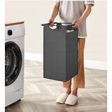  Trokomorna Košara za Rublje i Rublje - Siva | shoptok.hr