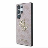 Guess PU 4G Metal Logo Zadní Kryt pro Samsung Galaxy S25 Ultra Pink Ovitek za telefon Vijolična | Shoptok.si