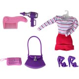  Igrača punčka Lucy z dojenčkom v vozičku in dodatki XXL | Shoptok.si