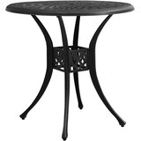  Vrtni stol crni 78 x 78 x 72 cm od lijevanog aluminija | shoptok.hr