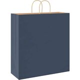  Papirnate vrećice 250 kom s ručkama plave 45x17x48 cm | shoptok.hr