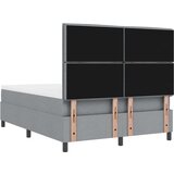  Okvir postelje z vzmetnico Svetlo siva Tkanina 160 x 200 cm, (22067307) | Shoptok.si