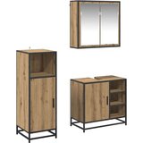vidaXL set namještaja za kupaonicu 3 pcs hrast artisan 65 x 33 x 60 cm | shoptok.hr
