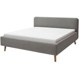 Meise Möbel Svjetlo sivi bračni krevet Mattis, 160 x 200 cm | Shoptok.si