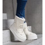 Gemre White platform snow boots lined with fur Andra | Shoptok.si