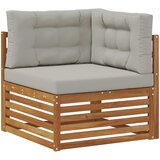  Set vanjskih sofa 4 kom. Prirodna i svijetlo siva | shoptok.hr