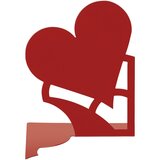 Mömax držalo za knjige mon amour, rdeča | Shoptok.si