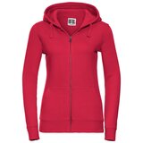 RUSSELL Red women's sweatshirt with hood and zipper Authentic Cijene
