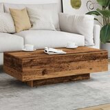 vidaXL Stolić za kavu boja drva 100 x 49,5 x 31 cm konstruirano drvo | shoptok.hr