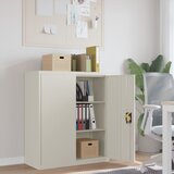 vidaXL Arhivska omara bela 90x40x105 cm jeklo | Shoptok.si