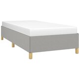  Okvir za krevet bez madraca svjetlosivi 80x200 cm od tkanine | shoptok.hr
