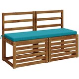  Jastučić za klupu SOEST 100% poliester Tirkizna 120 x 40 x 5 cm Slike