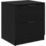  Noćni ormar 2 pcs Crni hrast 45 x 39 x 50 cm Konstruirano drvo | shoptok.hr