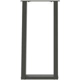  Noge za konzolni stol u obliku slova U, 2 kom, antracit, 28 x (72-73) cm, čelik | shoptok.hr