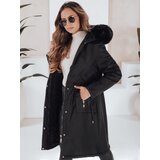 DStreet Damska kurtka zimowa parka FERNAYA czarna | Shoptok.si