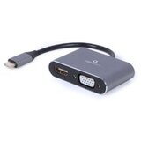  Type-C to HDMI + VGA, adapter kabl, GEMBIRD A-USB3C-HDMIVGA-01 Cijene