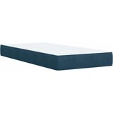Box spring krevet s madracem tamnoplavi 80 x 200 cm baršunasti | shoptok.hr