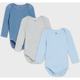 Sinsay Pamučni bodi od rebrastog pletiva 3 pack | shoptok.hr