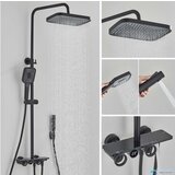  luksuzni nadzidni termostatski tu&scaron; sustav u različitim bojama | Tu&scaron; ELITE EDITION ELT1104 - Premium linija - Mat crna cijene