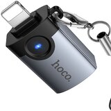 Hoco. UA46 Victory OTG adapter Lightning na USB-A siva Slike