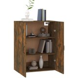 vidaXL Viseča omarica dimljeni hrast 69,5x34x90 cm konstruiran les | Shoptok.si