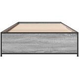  Okvir za krevet boja hrasta 100x200cm konstruirano drvo i metal | Eponuda.com