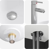  Set ormarića za kupaonicu 3 kom. Crna 49,5 x 44,5 x 65 cm | shoptok.hr