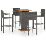  5-dijelni vrtni barski set sivi | shoptok.hr