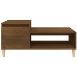  Stolić za kavu boja hrasta 100 x 50 x 45 cm konstruirano drvo | shoptok.hr