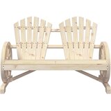  Vrtni dvosjed Adirondack od masivne jelovine | shoptok.hr