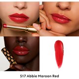 Gucci Beauty Rouge de Beauté Brillant vlažilna šminka odtenek 517 Abbie Maroon Red 1.8 g | Shoptok.si