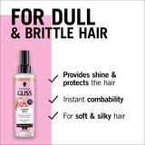 Schwarzkopf Gliss Liquid Silk balzam brez spiranja za krepitev in sijaj las 200 ml | Shoptok.si