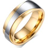 IZMAEL Moški Prstan PR-4855 - Zlata / Srebrna / 57mm | Shoptok.si