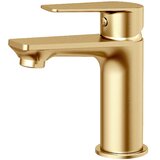 Armal topaz baterija za lavabo bez pilete, zlatna brušena Cene