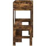  Okvir kreveta na kat s stolom Dimljeni hrast 75 x 190 cm | Eponuda.com