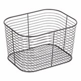 iDesign črna košara za shranjevanje Wien, 23,8 x 18,6 cm | Shoptok.si