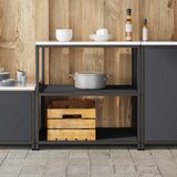  Kuhinjsko skladištenje s policom Antracit 90 x 50 x 92 cm Čelik | shoptok.hr