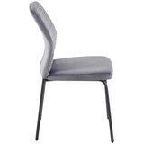 MID.YOU SET STOLOV, tekstil siva | Shoptok.si