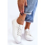 Big Star Womens Smooth Low Sneakers LL274058 White Cene