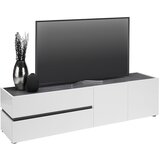 Voleo nizka omarica antracit, bela | Shoptok.si