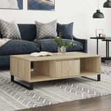  Stolić za kavu boja hrasta 104 x 60 x 35 cm konstruirano drvo Smeđa | shoptok.hr