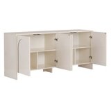 Hanah home Kremno bela komoda 180x80x45 cm Arlen – | Shoptok.si
