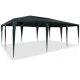 vidaXL paviljonski šotor zelen 6x4 m PE | Shoptok.si
