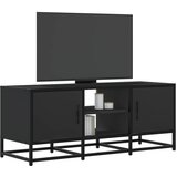 Furnova TV omarica črna 100x35x41 cm inženirski les in kovina, (21922417) Cene