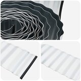  Ograda oko Travnjaka 5 m x 25 cm Pocinčani čelik Srebrna | shoptok.hr